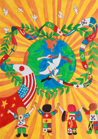 国际狮子会2009-2010年度和平海报比赛(广东赛区)优秀奖 德爱服务队